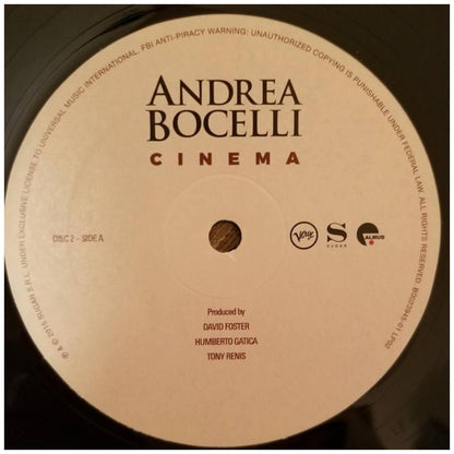 ANDREA BOCELLI - CINEMA | VINILO