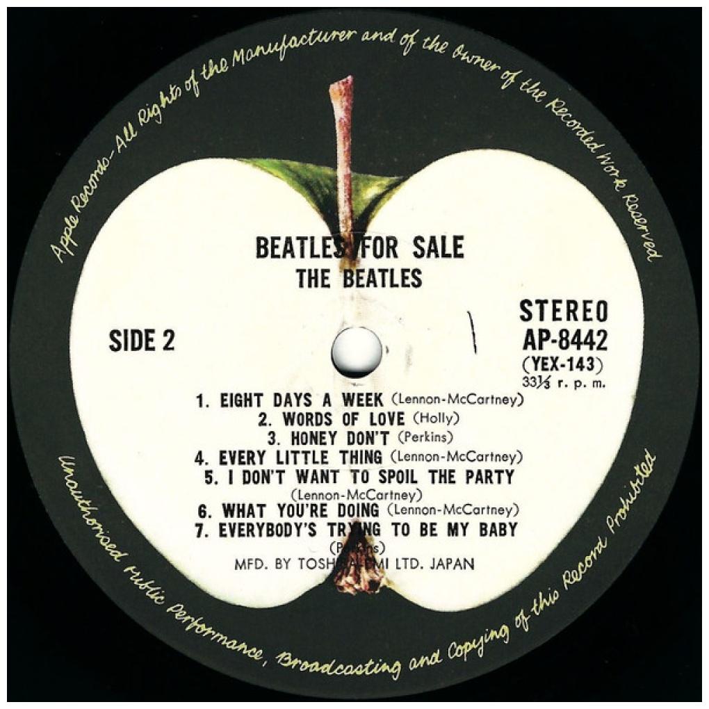 THE BEATLES - BEATLES FOR SALE (JAPAN EDITION) | VINILO USADO