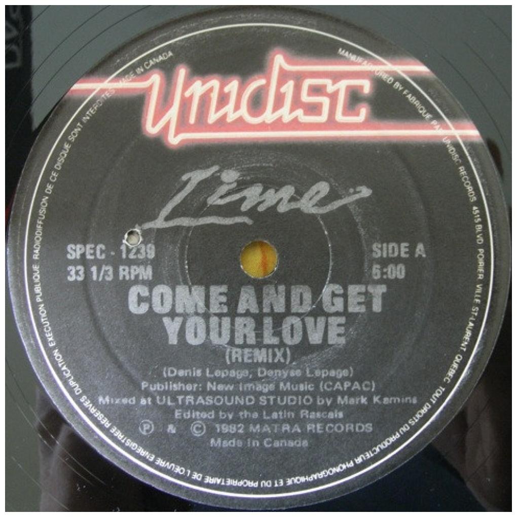 LIME - YOUR LOVE | 12'' MAXI SINGLE USADO