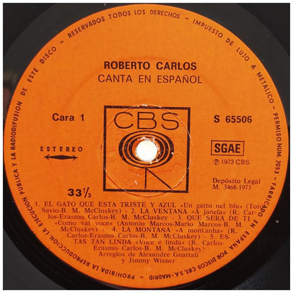ROBERTO CARLOS - CANTA EN ESPAÑOL | VINILO USADO