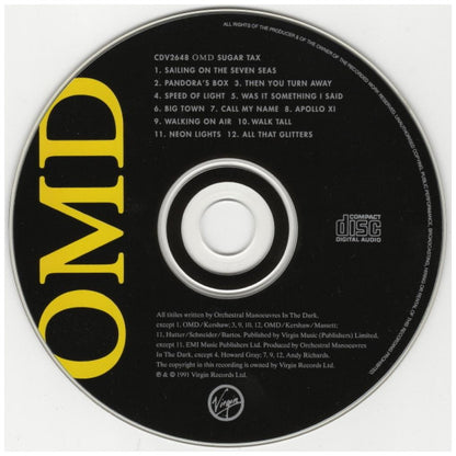 OMD - SUGAR TAX | CD