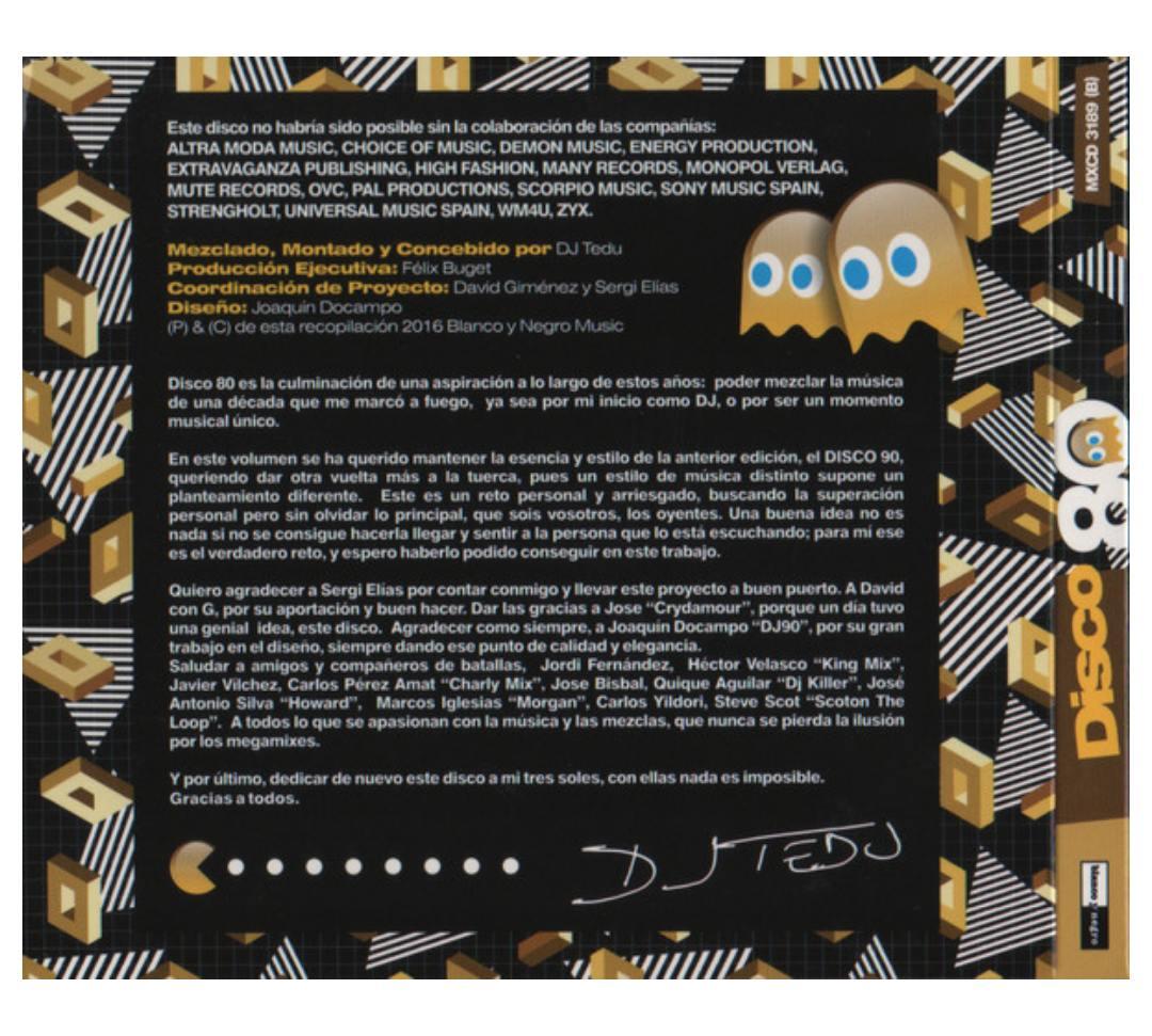DISCO 80: LA MEJOR MUSICA DANCE DE LOS 80 - VARIOS (3CD) | CD