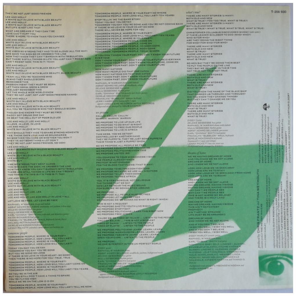 ZYGGY MARLEY AND THE MELOSY MAKERS - CONSCIOUS PARTY | VINILO USADO