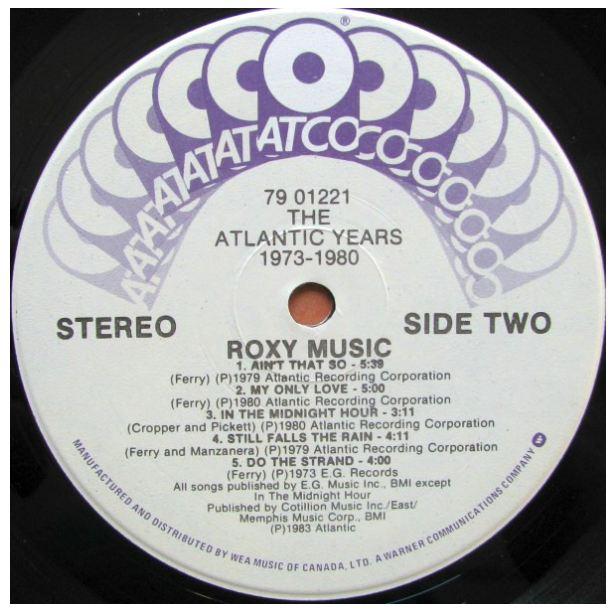 ROXY MUSIC - ATLANTIC YEARS 1973-1980 | VINILO USADO