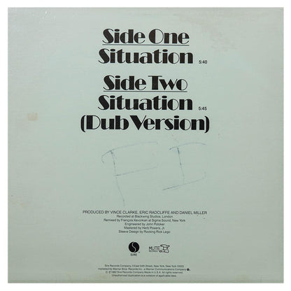 YAZ - SITUATION | 12" MAXI SINGLE USADO