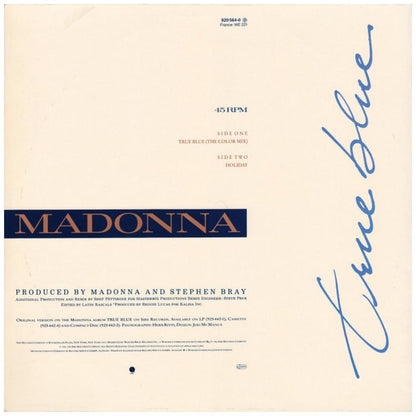 MADONNA - TRUE BLUE/HOLIDAY | 12'' MAXI SINGLE USADO