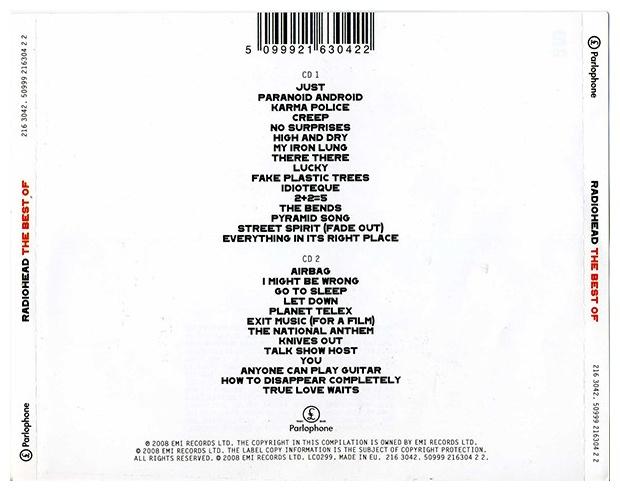RADIOHEAD - THE BEST OF (2CD) | CD