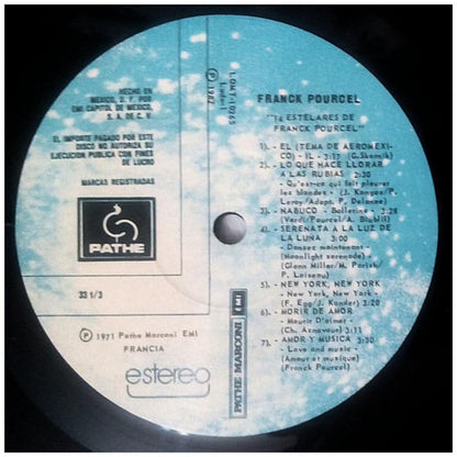FRANK POURCEL - 14 ESTELARES: CONCORDE | VINILO USADO