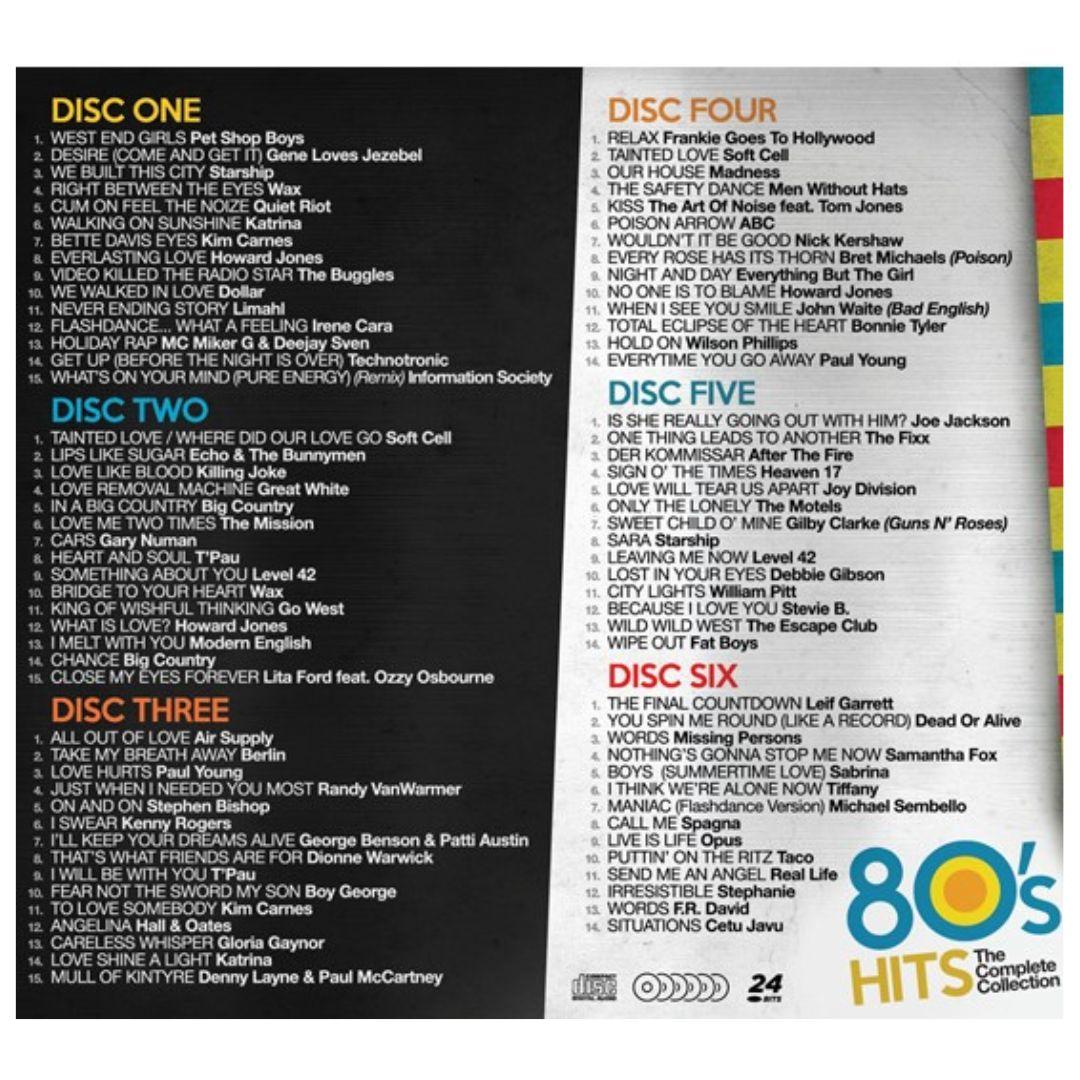 80"S HITS  - 80"S HITS  BOX SET (6CD) | CD