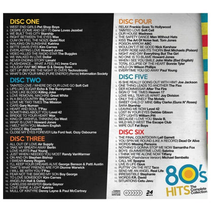 80"S HITS  - 80"S HITS  BOX SET (6CD) | CD