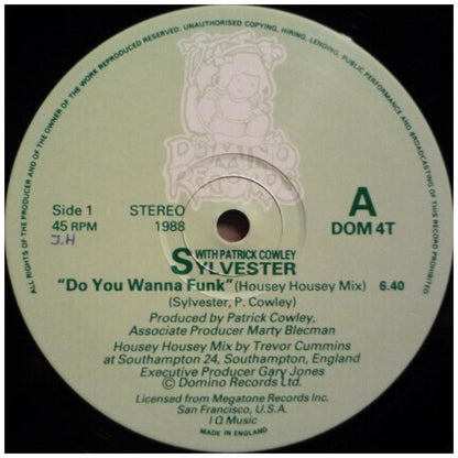 SYLVESTER ft. PATRICK COWLEY - DO YOU WANNA FUNK/MENERGY | 12'' MAXI SINGLE USADO
