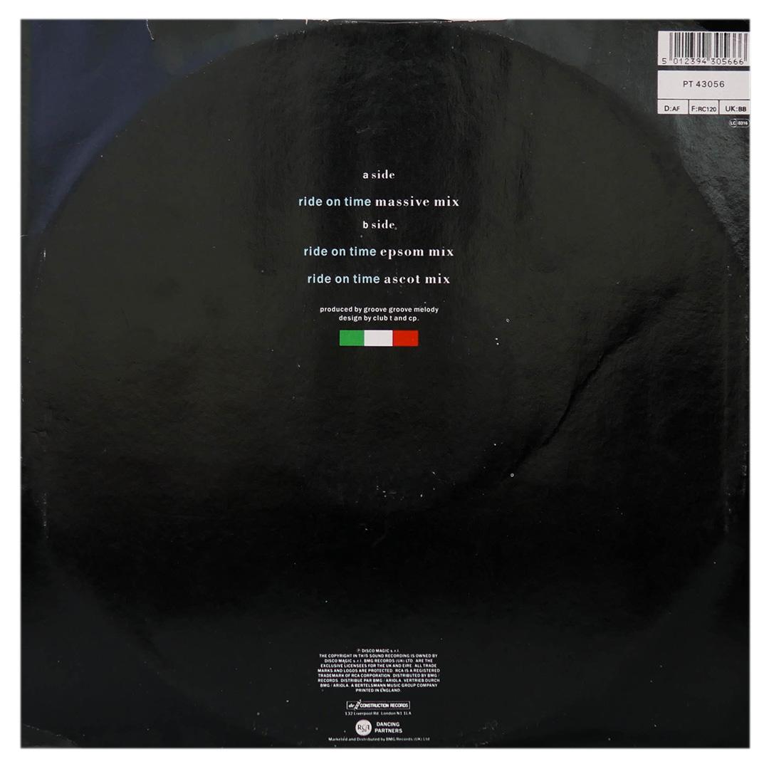 BLACK BOX - RIDE ON TIME | 12" MAXI SINGLE USADO