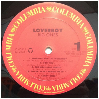 LOVERBOY - BIG ONES | VINILO USADO