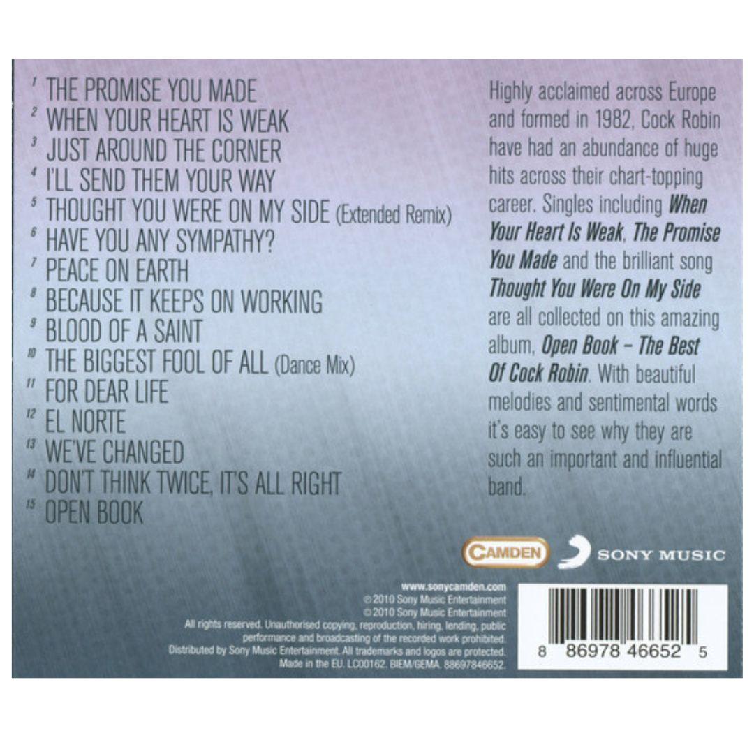 COCK ROBIN - OPEN BOOK: THE BEST OF | CD