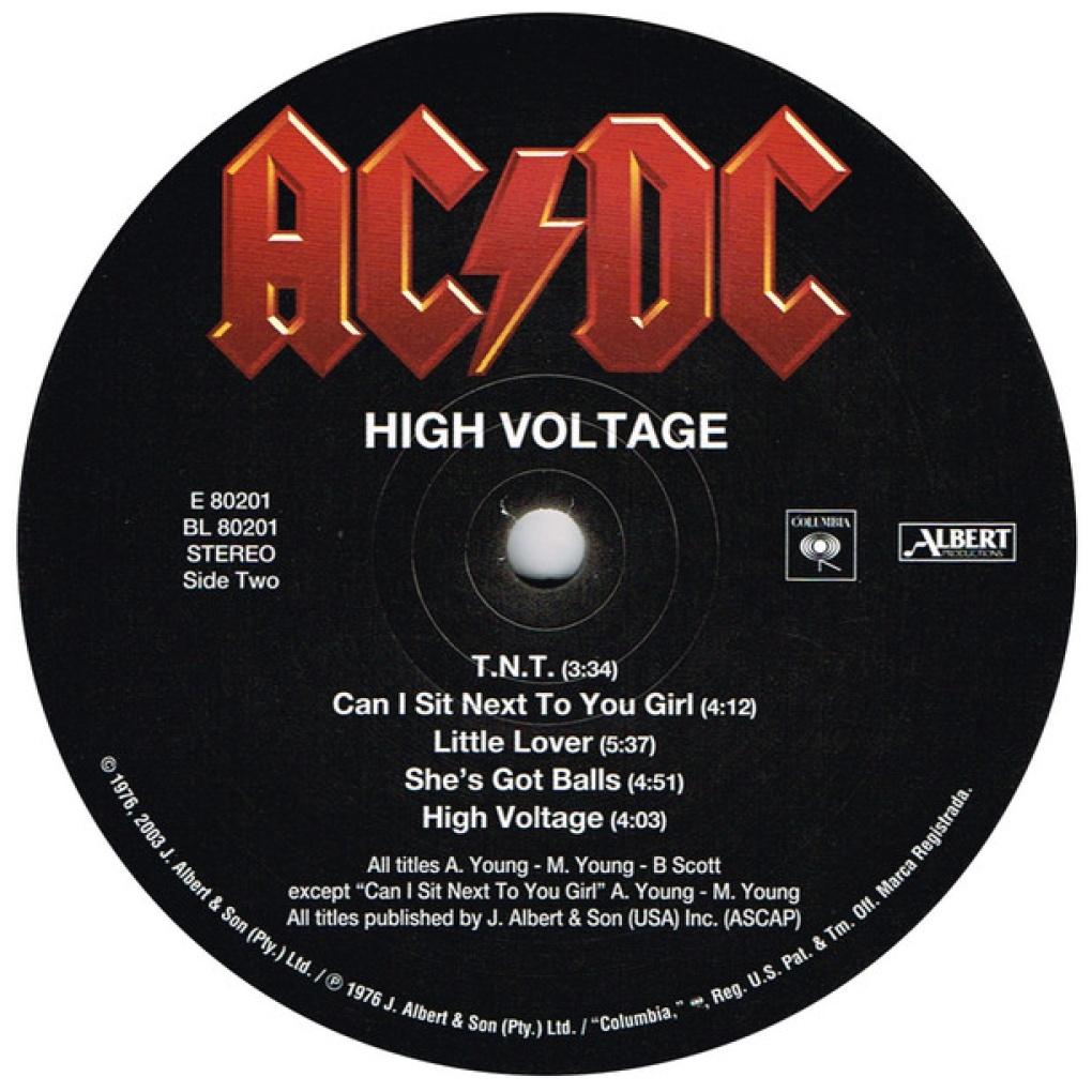 AC DC - HIGH VOLTAGE (180GRS) | VINILO