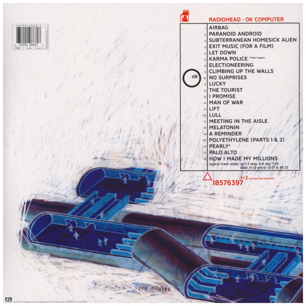 RADIOHEAD - OK COMPUTER OKNOTOK 1997-2017 (3LP) | VINILO