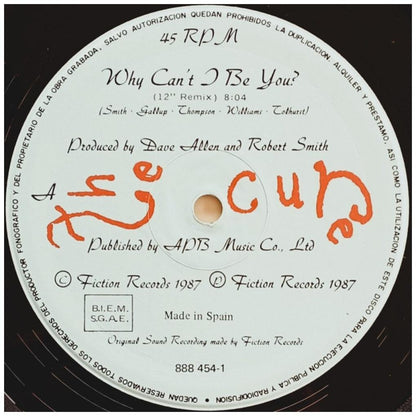 THE CURE - WHY CAN'T I BE YOU? | 12'' MAXI SINGLE USADO