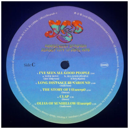 YES - ROOSEVELT STADIUM (JERSEY CITY, NJ, 17 JUNE 1976 LIVE) (3LP) | VINILO