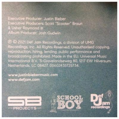 JUSTIN BIEBER - JUSTICE (2LP) | VINILO