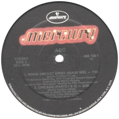 ABC - WHEN SMOKEY SING | 12'' MAXI SINGLE USADO