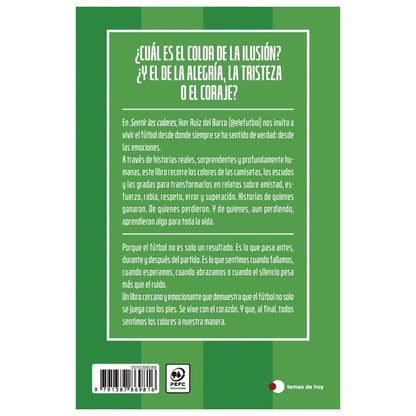 SENTIR LOS COLORES (TAPA RÚSTICA) - IKER RUIZ DEL BARCO (@ELEFUTBOL) | LIBRO