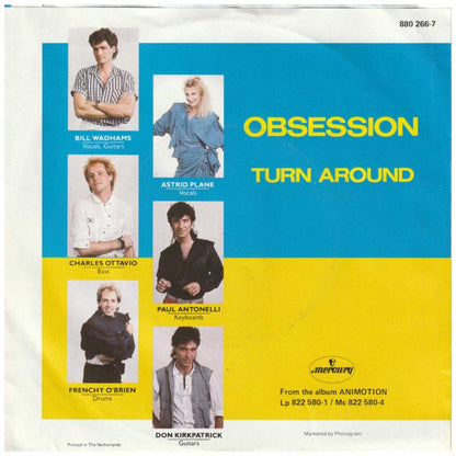 ANIMOTION - OBSESSION | 7" SINGLE USADO