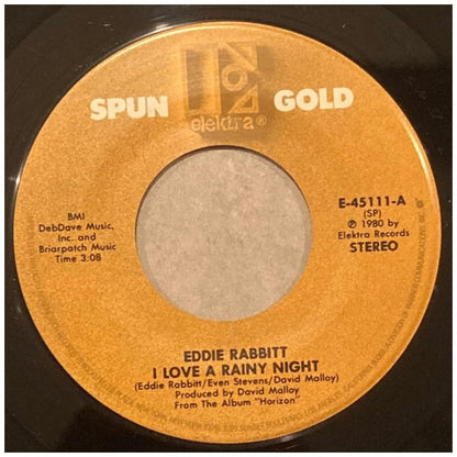 EDDIE RABBIT - I LOVE A RAINY NIGHT | 7" SINGLE USADO