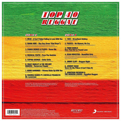 TOP 40  REGGAE - VARIOUS TOP 40 REGGAE | VINILO
