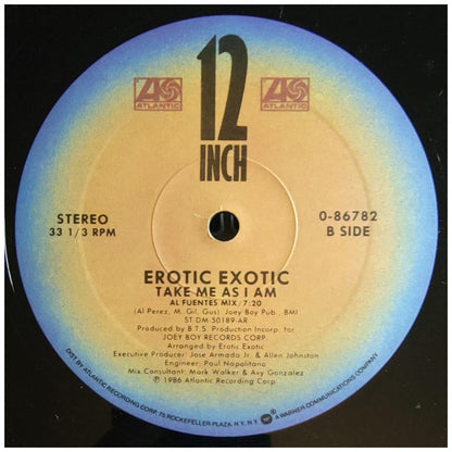 EROTIC EXOTIC - TAKE ME AS I AM | 12'' MAXI SINGLE USADO
