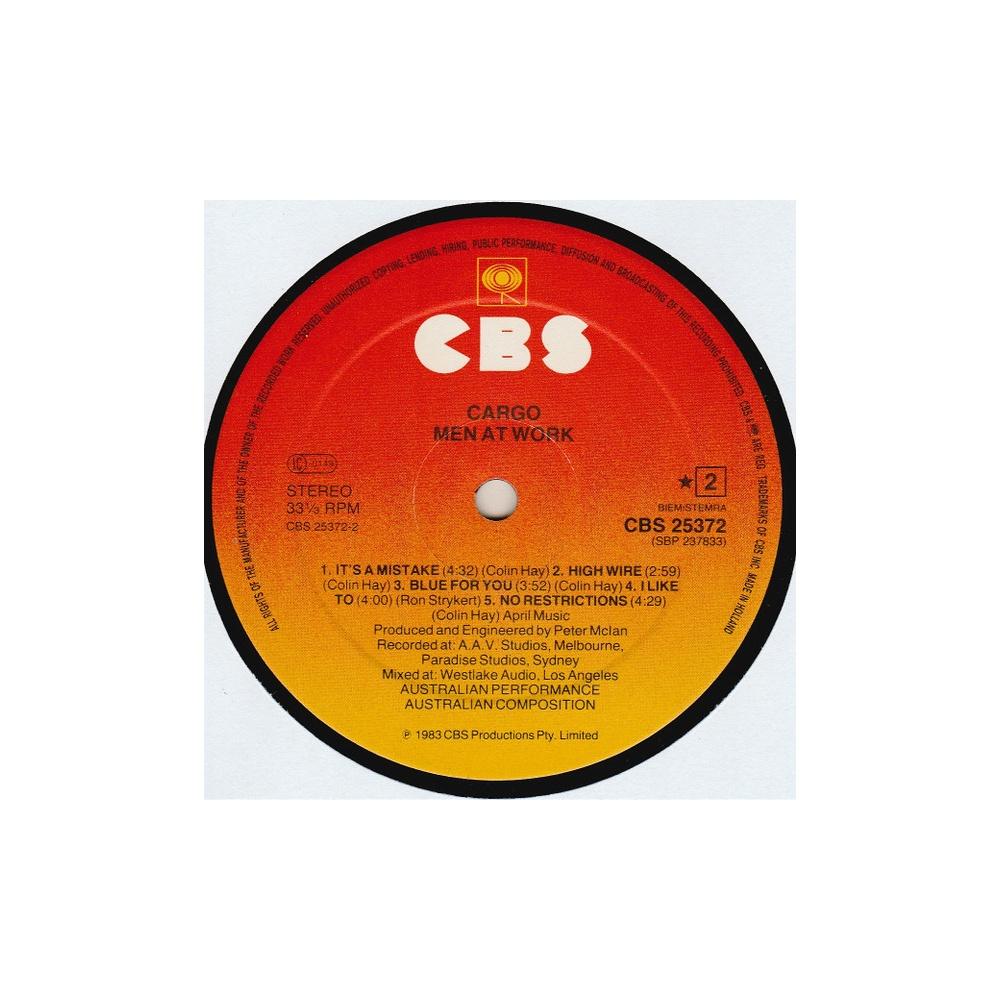 MEN AT WORK - CARGO | VINILO USADO