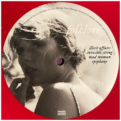 TAYLOR SWIFT - FOLKLORE (2LP) (EXCLUSIVE LTD EDITION) (RED VINYL) | VINILO