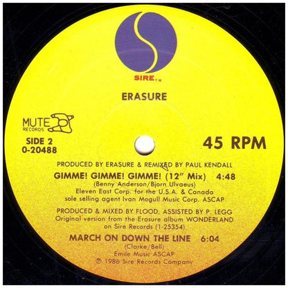 ERASURE - OH L'AMOUR (PROMO COPY) | 12" MAXI SINGLE VINILO USADO