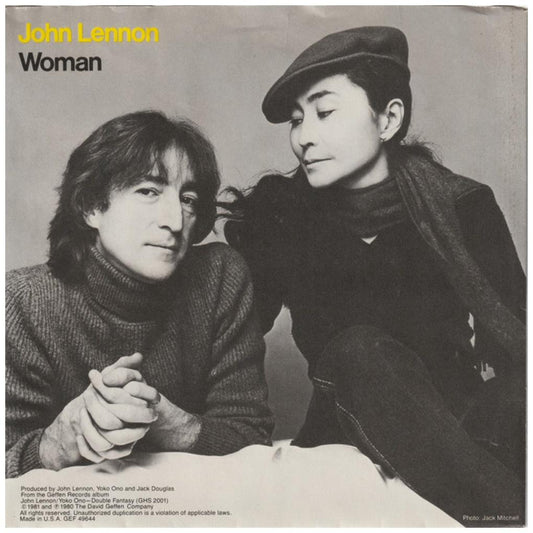 JOHN LENNON - WOMAN | 7" SINGLE USADO