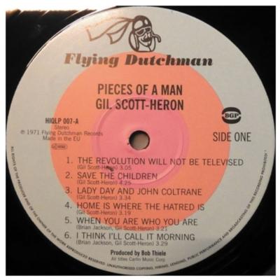 GIL SCOTT-HERON - PIECES OF A MAN -HQ | VINILO