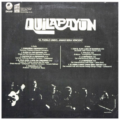 QUILAPAYUN - EL PUEBLO UNIDO JAMAS SERA VENCIDO | VINILO USADO