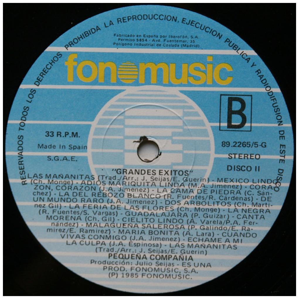 PEQUEÑA COMPAÑÍA - GRANDES EXITOS (2LP) | VINILO USADO