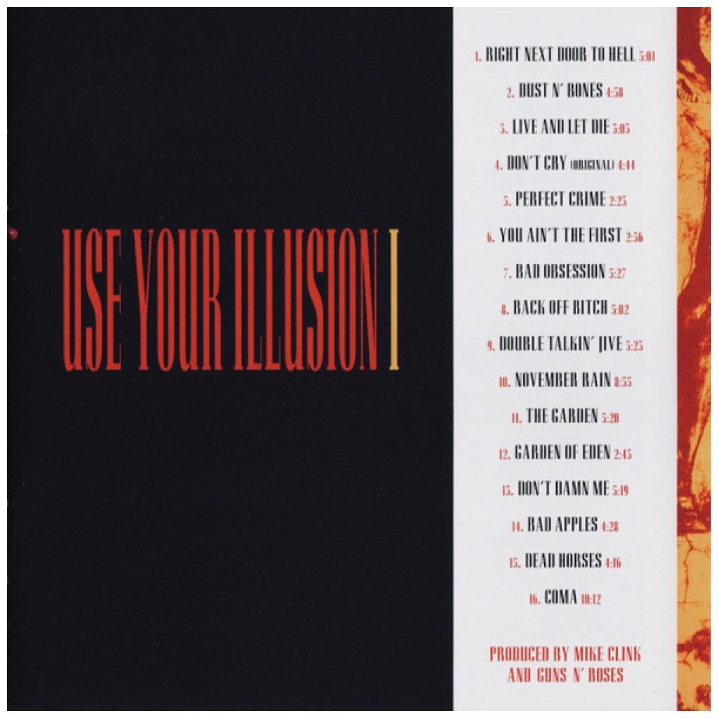 GUNS 'N ROSES - USE YOUR ILLUSION I | CD