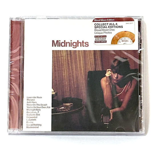 TAYLOR SWIFT - MIDNIGHTS (BLOOD MOON EDITION-CLEAN) | CD