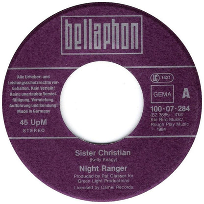 NIGHTRANGER - SISTER CHRISTIAN | 7" SINGLE USADO