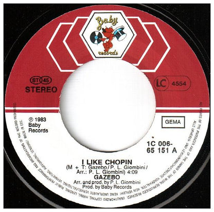 GAZEBO - I LIKE CHOPIN | 7   SINGLE VINILO USADO