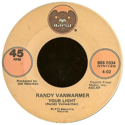 RANDY VANWARMER - JUST WHEN I NEEDED YOU MOST | 7" SINGLE VINILO USADO