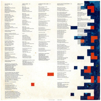 PAUL MCCARTNEY - TUG OF WAR  (MEX) | VINILO USADO