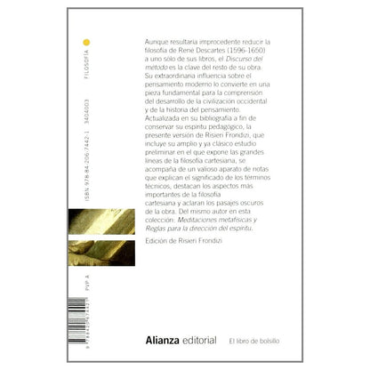 DISCURSO DEL MÉTODO (TAPA BLANDA) - RENE DESCARTES | LIBRO
