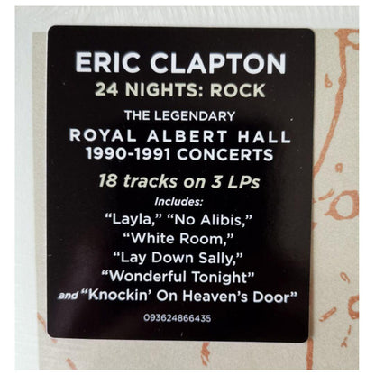 ERIC CLAPTON - 24 NIGHTS ROCK (3LP) | VINILO