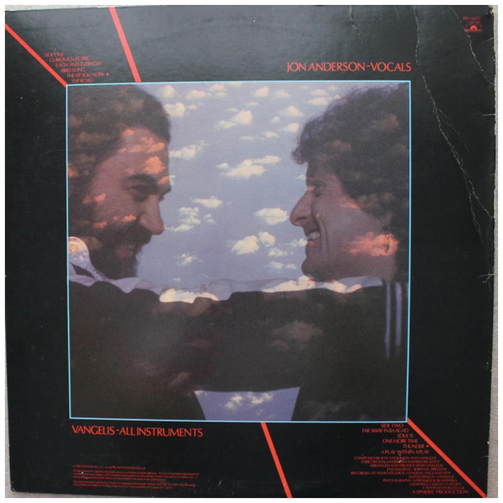 JON & VANGELIS - SHORT STORIES | 7" SINGLE USADO