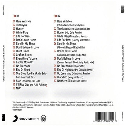 DIDO - GREATEST HITS (DELUXE EDITION) (2CD) | CD