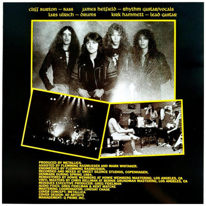 METALLICA - RIDE THE LIGHTNING (180GRS) | VINILO