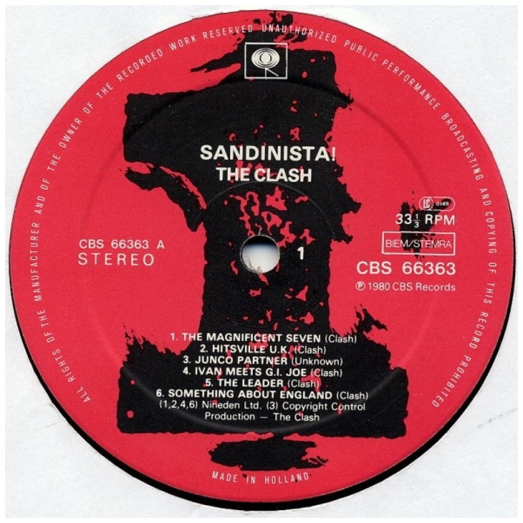 THE CLASH - SANDINISTA! | VINILO USADO
