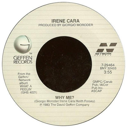 IRENE CARA - WHY ME ? | 7" SINGLE VINILO USADO