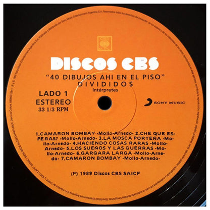 DIVIDIDOS - 40 DIBUJOS AHI EN EL PISO | VINILO